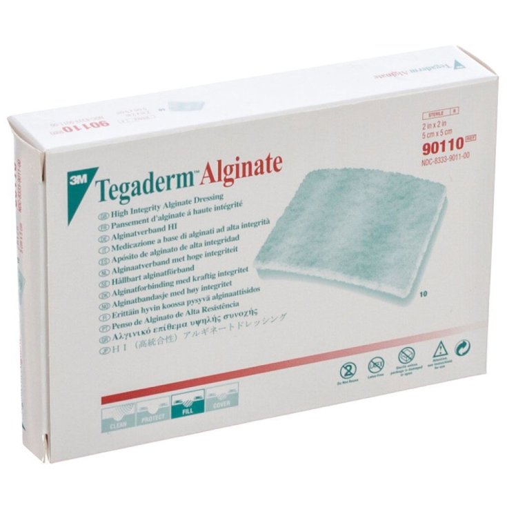 Tegaderm™ Alginate 5x5cm 3M™ 10 Pezzi