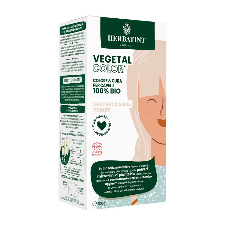 Vegetal Color Neutral Cassia Power Herbatint 100g