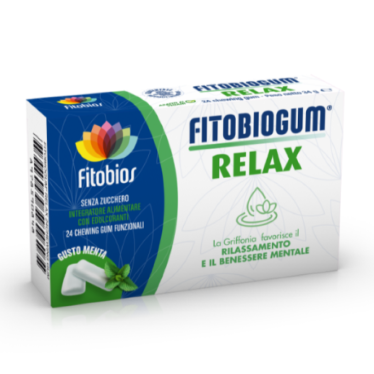 Fitobiogum Relax Fitobios 24 Chewing Gum