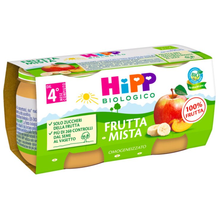 Frutta Mista Hipp Biologico 2x80g - Farmacia Loreto