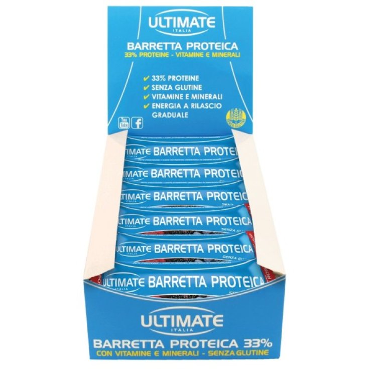 Barretta Proteica Frutti Rossi Ultimate 24x40g