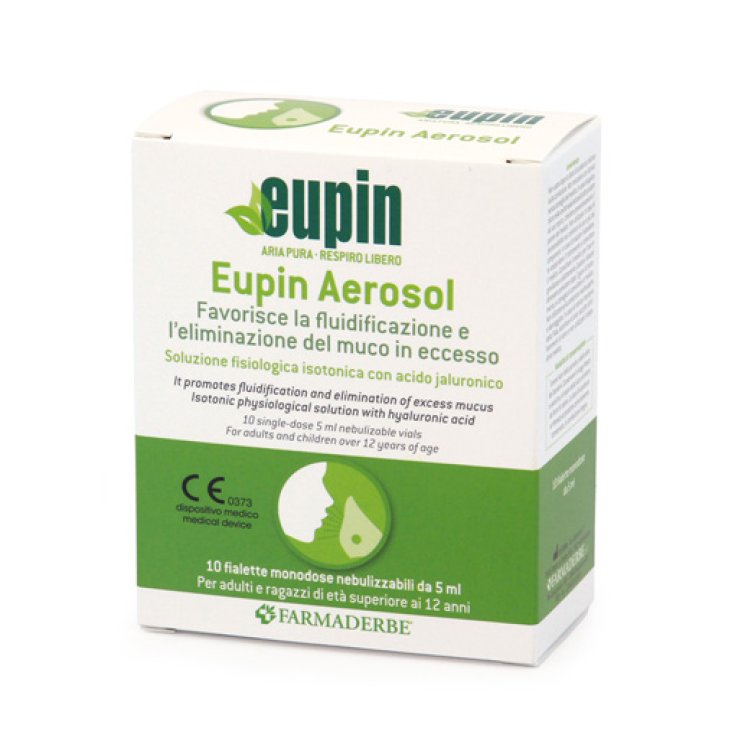 FARMADERBE EUPIN Spray Balsamico Purificante Ambientale 30 Ml - Con Oli Essenziali Di Eucalipto, Pino, Lavanda, Ginepro, Rosmarino
