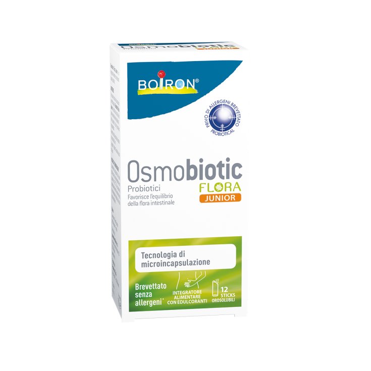 Osmobiotic Flora Junior Boiron 12 Sticks Orosolubili