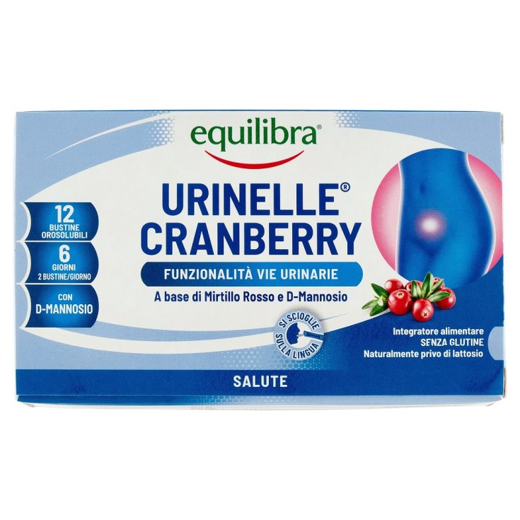 Urinelle Cranberry Equilibra® 12 Bustine Orosolubili
