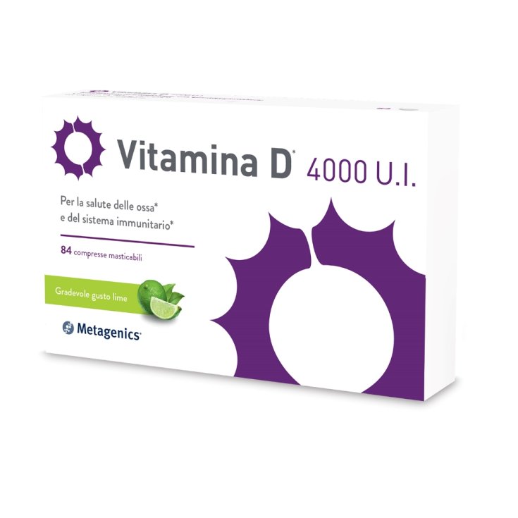 Vitamina D 4000 UI Metagenics 84 Compresse Masticabili