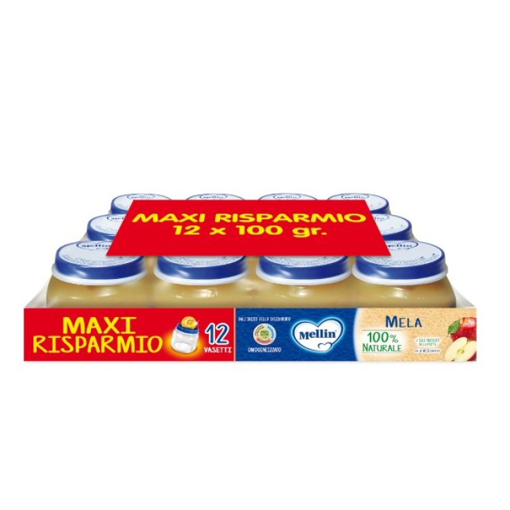 Omogeneizzato di Mela Mellin 12x100g