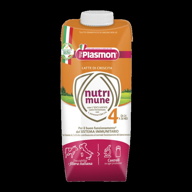 Plasmon nutri-mune 3 latte liquido 12 mesi+ 18 pezzi 500 ml