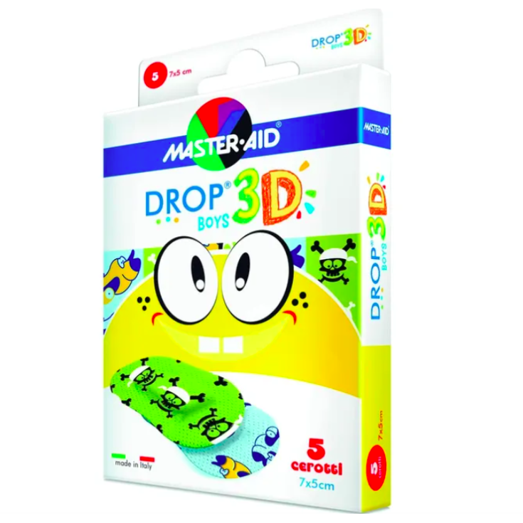 DROP® 3D Boys MASTER-AID 5 Cerotti 7x5cm
