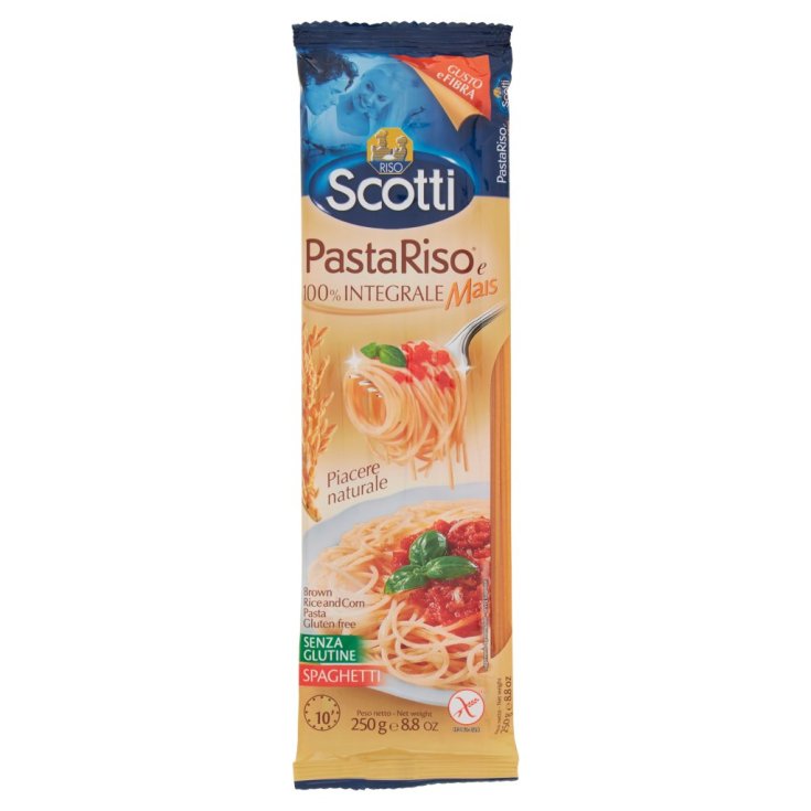 Spaghetti PastaRiso Integrale e Mais Scotti 250g