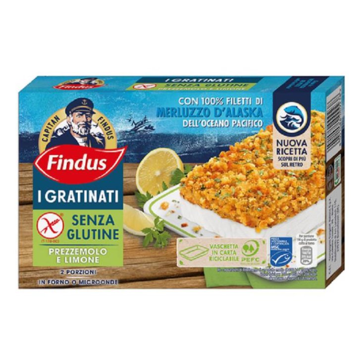 i Gratinati Senza Glutine Merluzzo d'Alaska Findus 380g