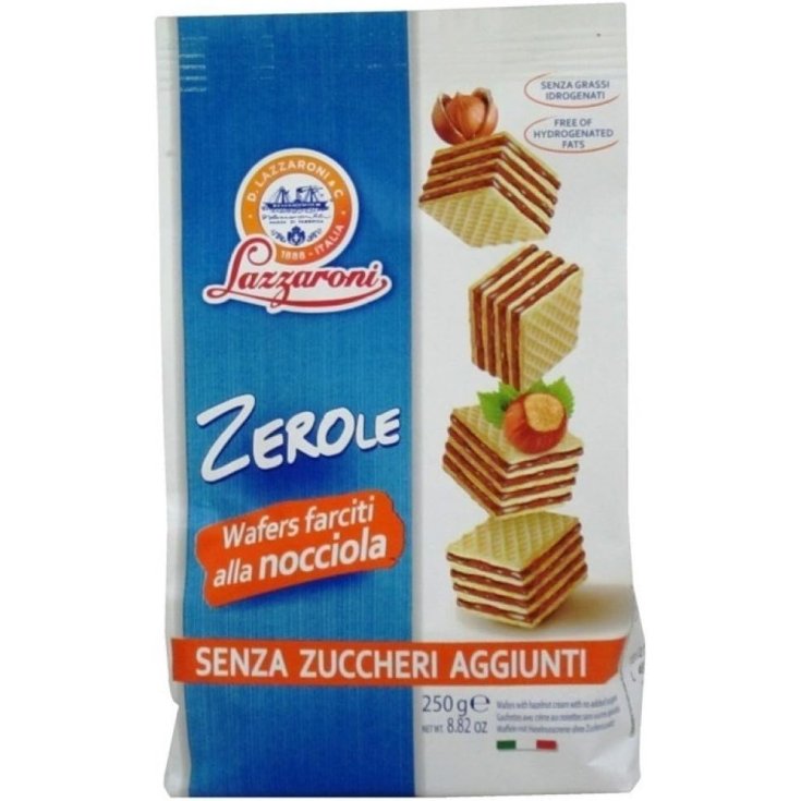 Zerole Wafers Farciti Alla Nocciola Lazzaroni 175g