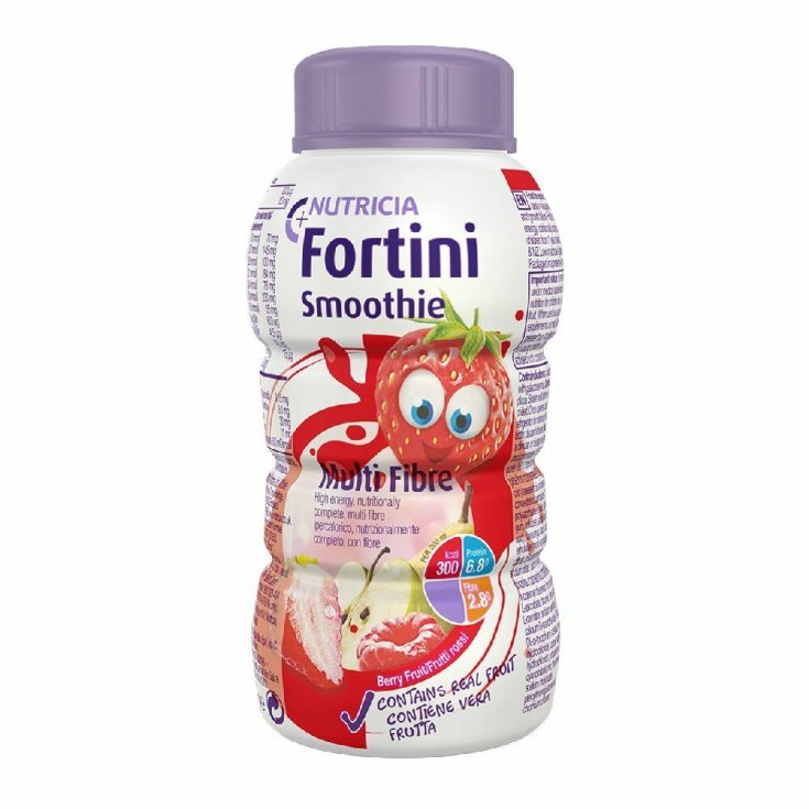 Fortini Smoothie Multi Fibre Frutti Rossi Nutricia 200ml