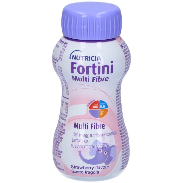 Fortini Multi Fibre Fragola Nutricia 200ml