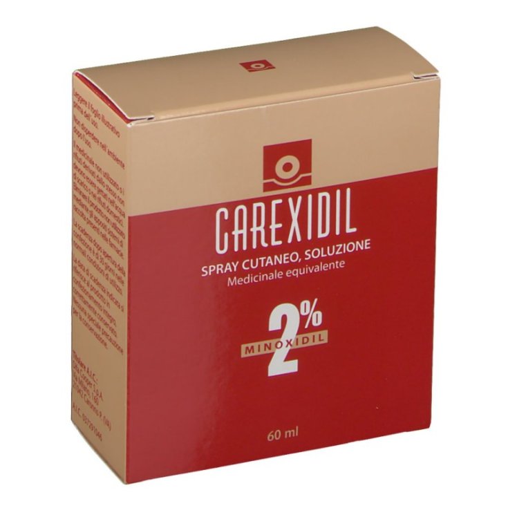 Carexidil Minoxidil 2% Soluzione Cutanea Spray Difa Cooper 2x60ml 