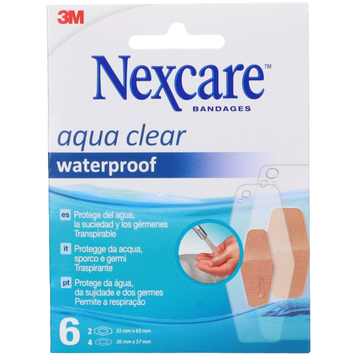 NexCare™ Aqua Clear Waterproof 3M™ 6 Cerotti