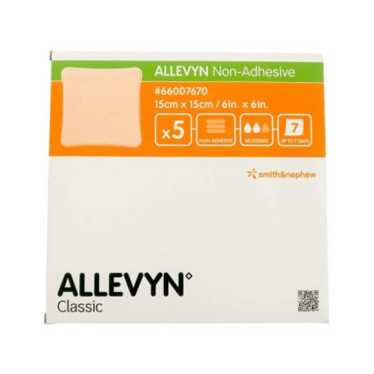 ALLEVYN Non-Adhesive 15X15cm Smith & Nephew 5 Pezzi