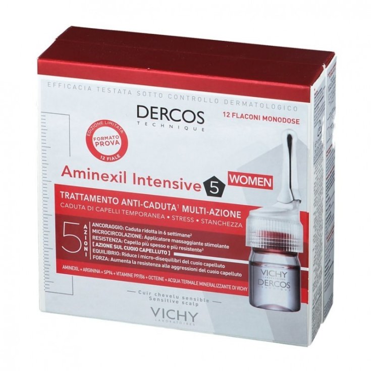 Dercos Aminexil Intensive 5 Women Vichy 12 Flaconi Monodose