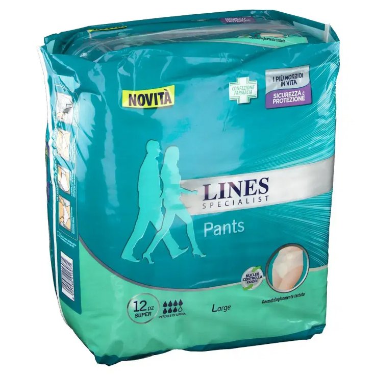 Pants Super Large Lines Specialist 12 Pezzi