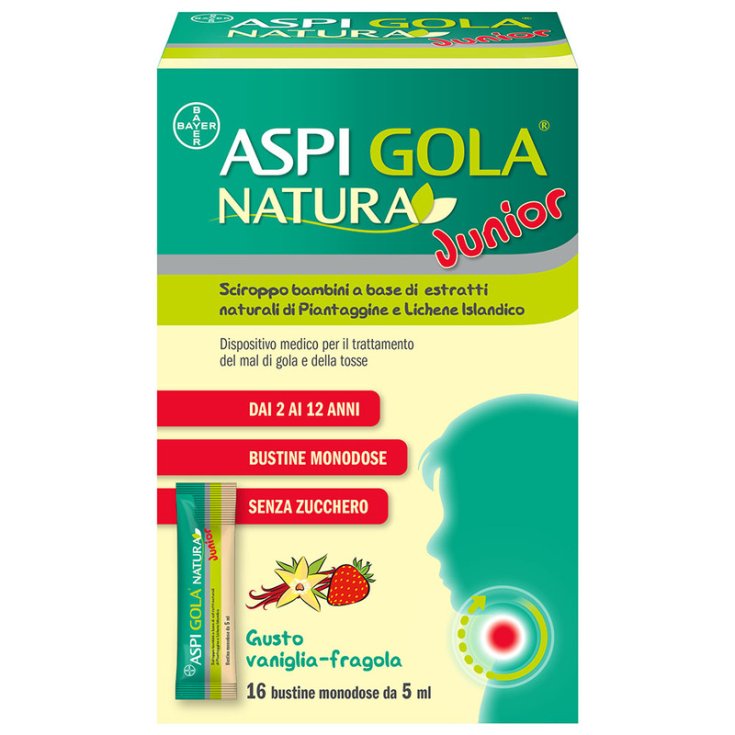 Aspi Gola® Natura Junior Bayer 16 Bustine