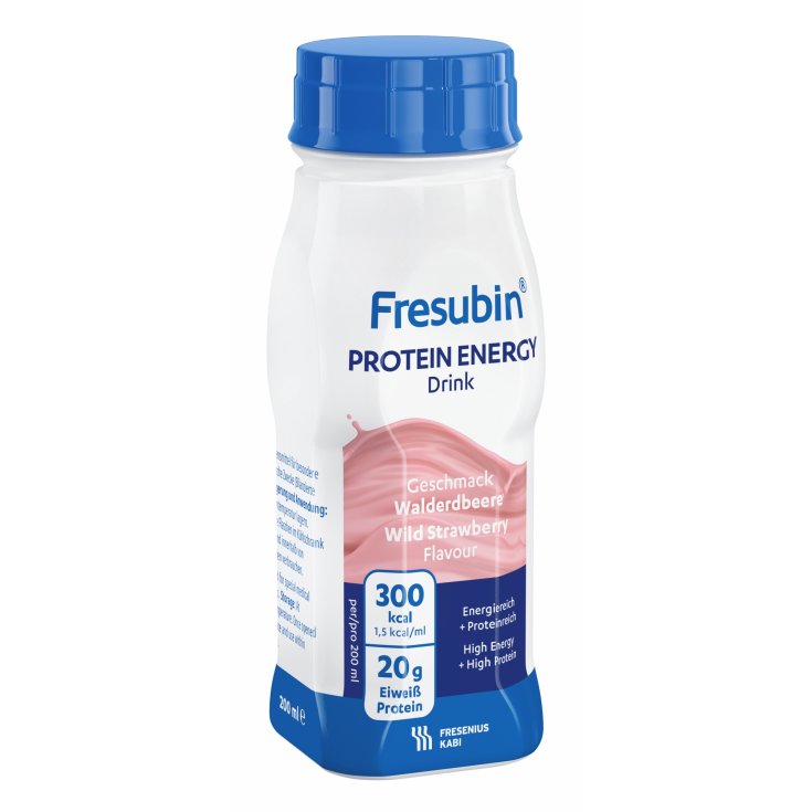 Fresbuin Protein Energy Drink Fragola Fresenius Kabi 4x200ml