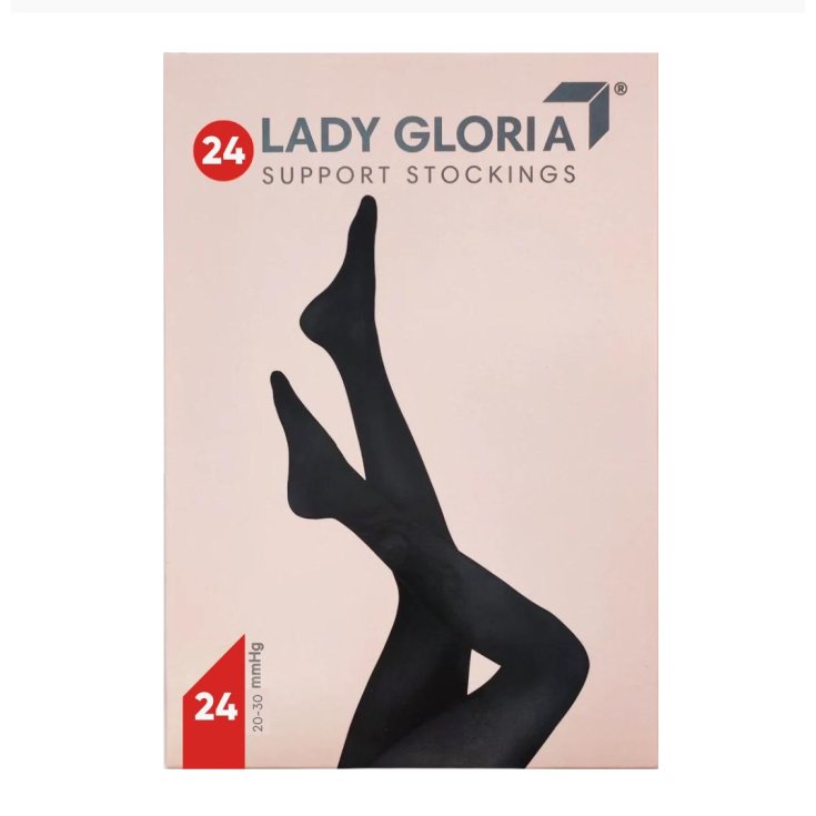 LadyGloria 24 Autoreggente Punta Aperta Daino 6 GloriaMed®