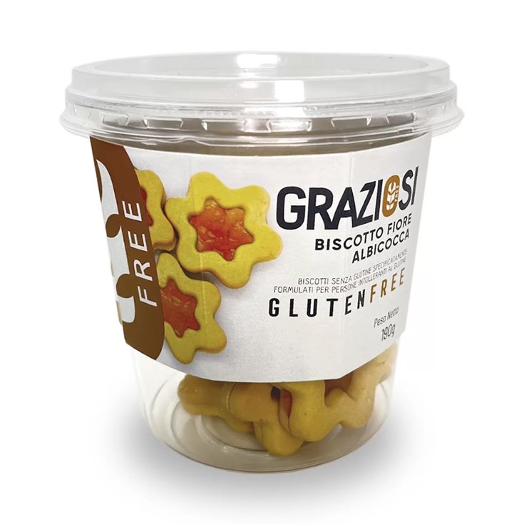 Biscotti Fiore Albicocca Graziosi 190g