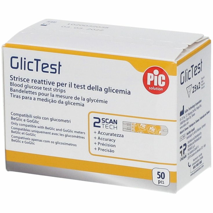 Glic Test Strisce Reattive PIC 50 Pezzi