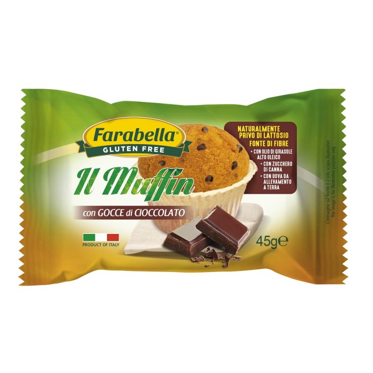 Il Muffin Con Gocce Di Cioccolato Farabella® 45g