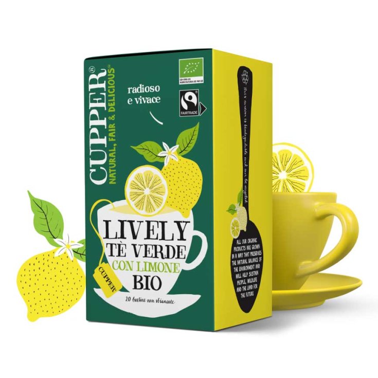 Tè Verde al Limone Biologico Cupper® 20 Filtri