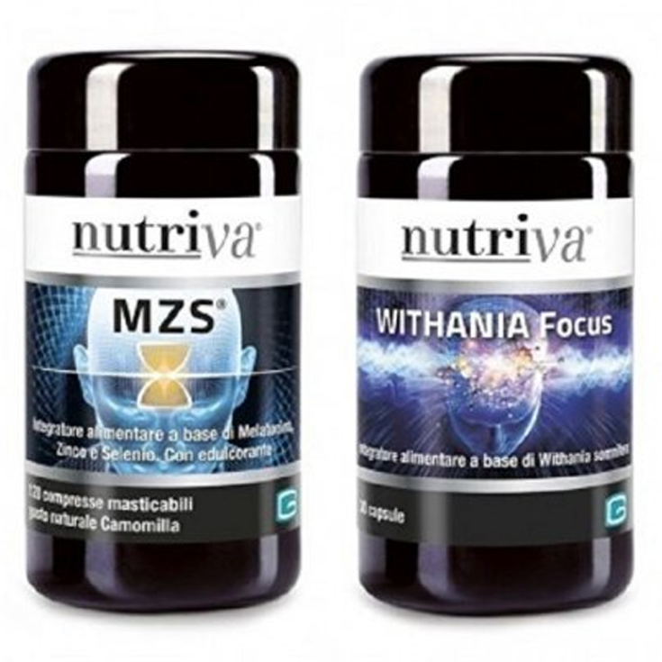 Nutriva® MZS® + Withania Focus 120 Compresse + 30 Capsule