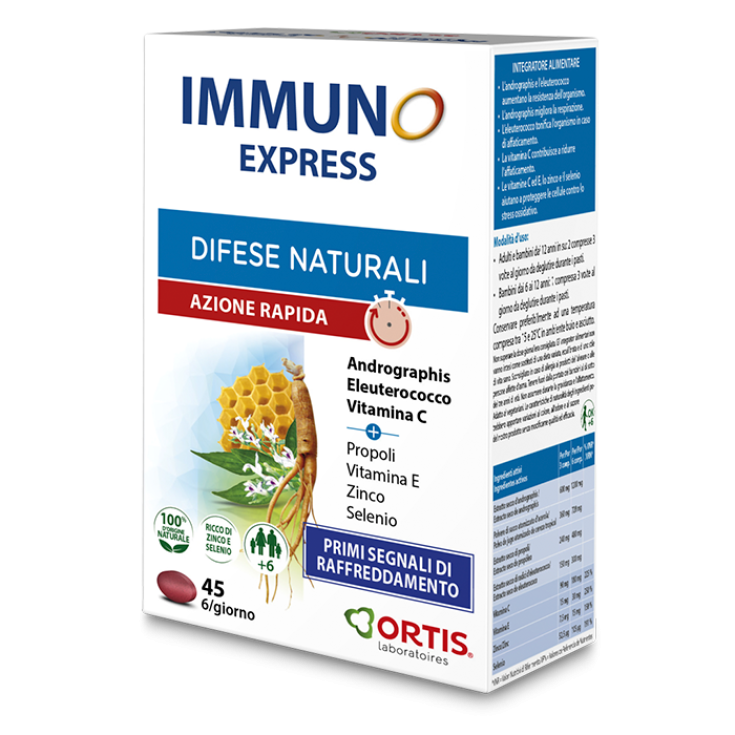 Immuno Espress Difese Naturali Laboratoires Ortis® 45 Compresse