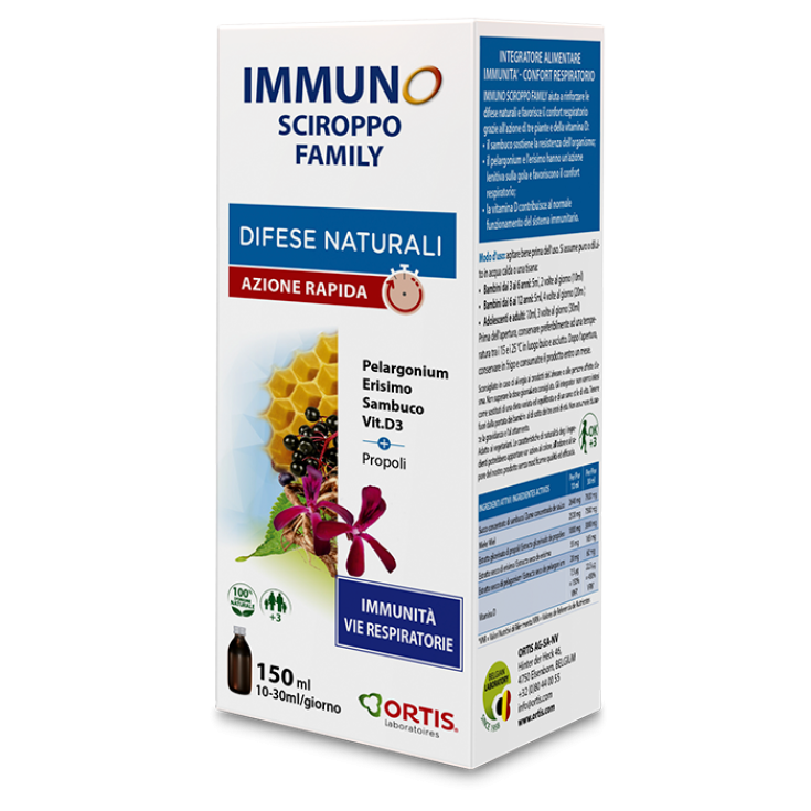 Immuno Sciroppo Family Laboratoires Ortis® 150ml