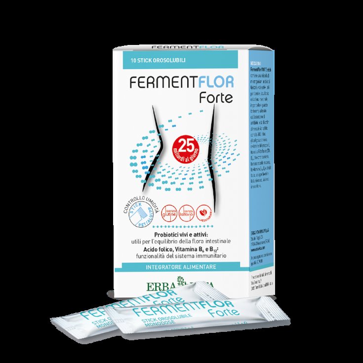 FermentFlor Forte Erba Vita 10 Stick Pack
