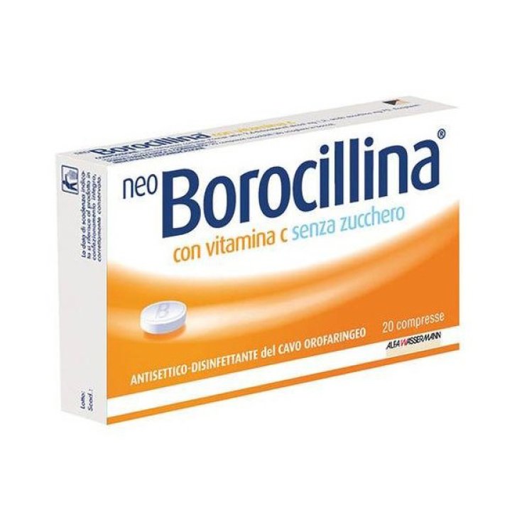 NeoBorocillina Vitamina C Senza Zucchero 20 Pastiglie