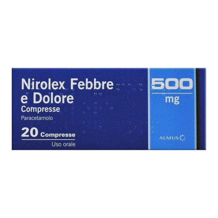 Nirolex Febbre e Dolore 500mg Almus 20 Compresse