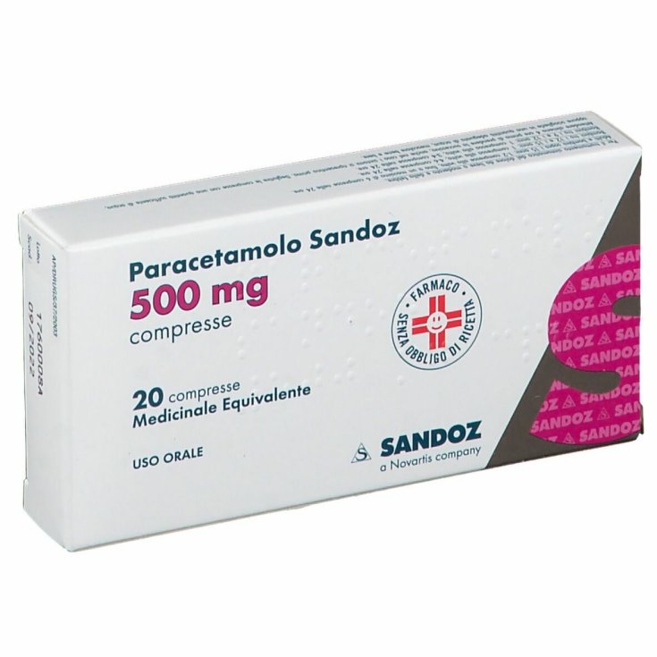 Paracetamolo 500mg Sandoz 20 Compresse 