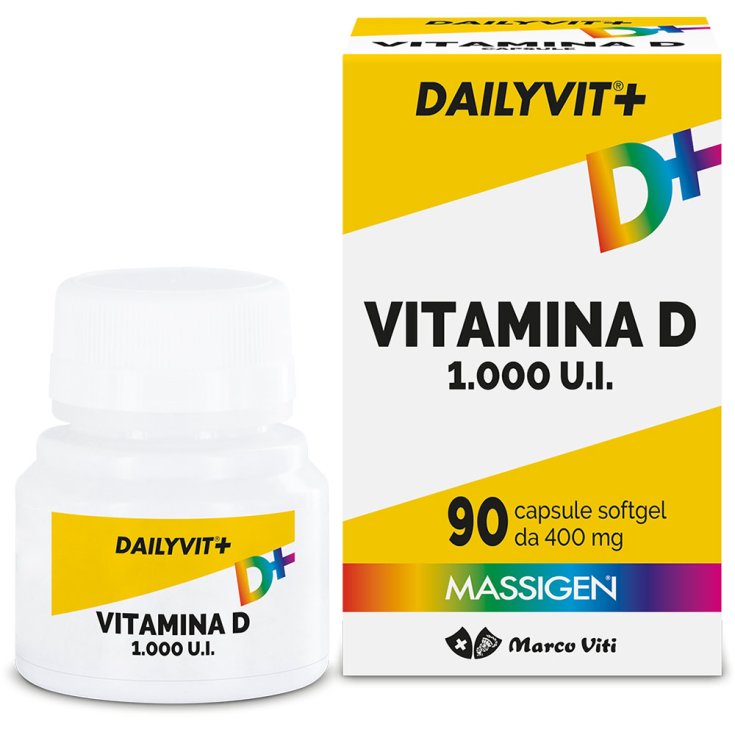 Vitamina D 1000 U.I. Dailyvit+ Massigen 90 Compresse