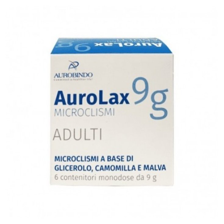 AuroLax Microclismi Adulti Aurobindo 6 Pezzi 9g