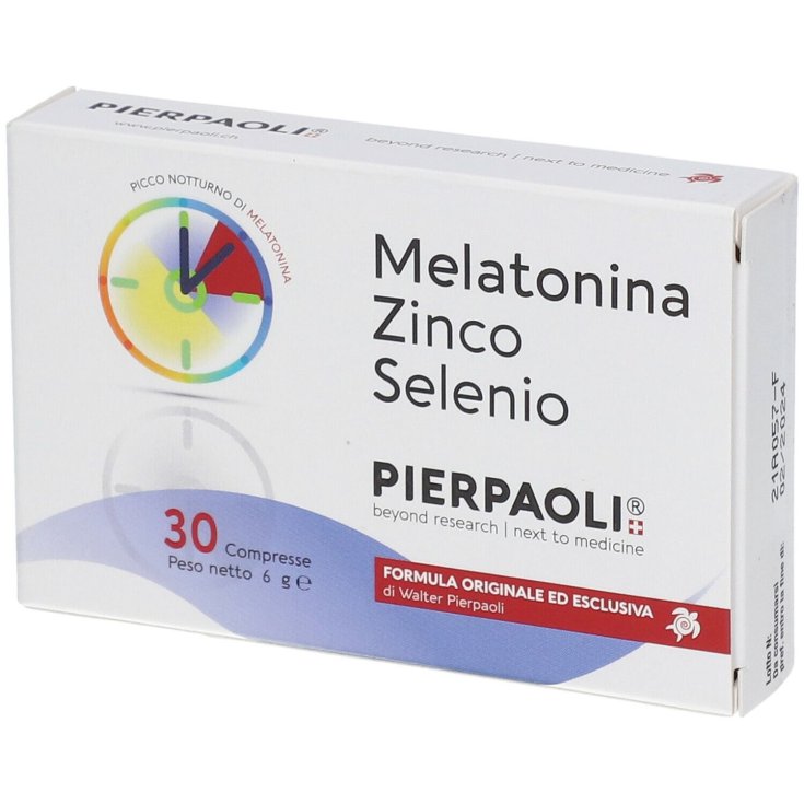 Melatonina Zinco Selenio Pierpaoli&reg; 30 Compresse