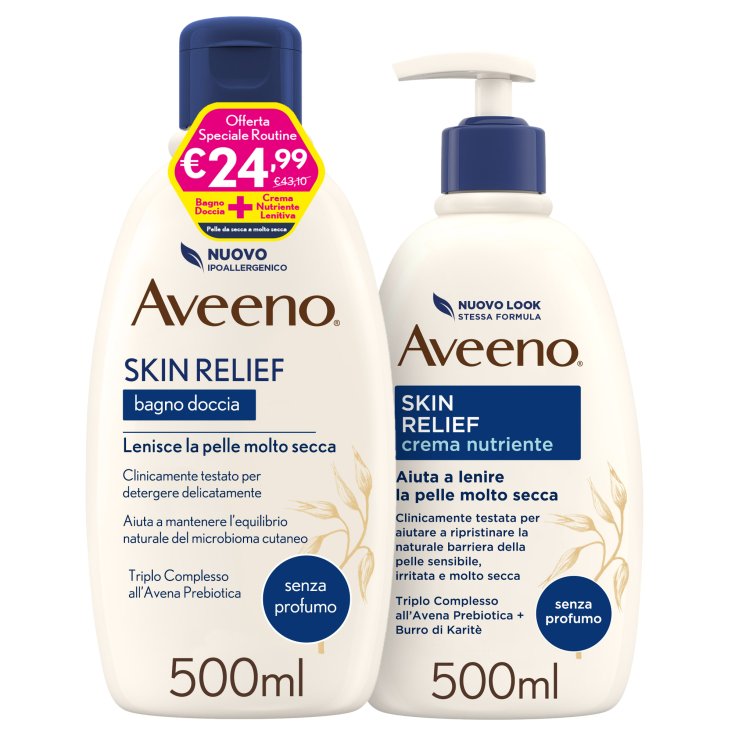 Skin Relief Bagno Doccia + Crema Lenitiva Aveeno®