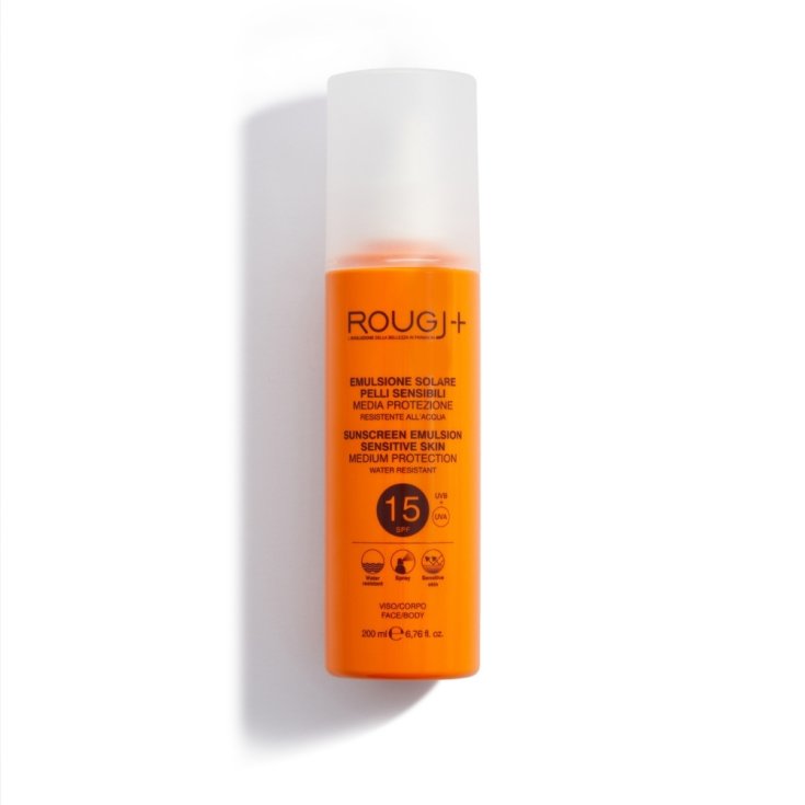 Protezione Solare Pelli Sensibili SPF15 Rougj+ 200ml