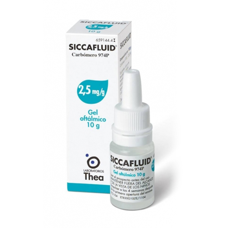 Siccafluid 2,5 mg/g Gel Oftalmico Thea 10g