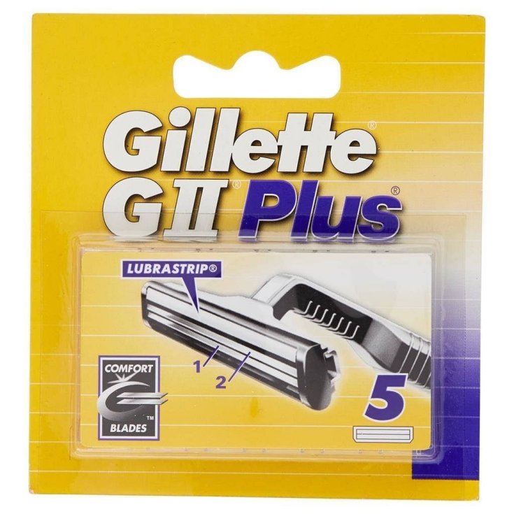 Gillette GII Plus® Lame Ricambi 5 Pezzi