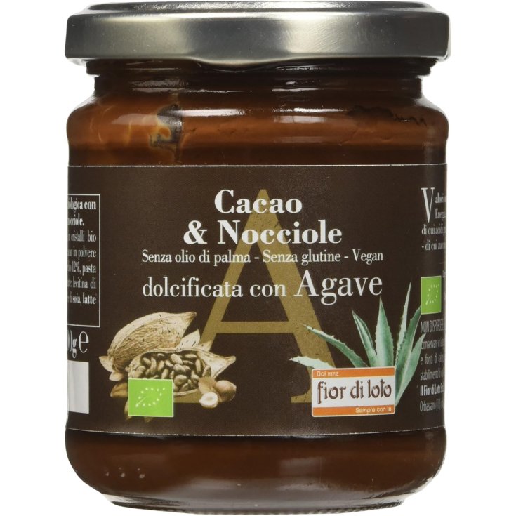 Cacao & Nocciole Con Agave Bio Fior Di Loto 200g