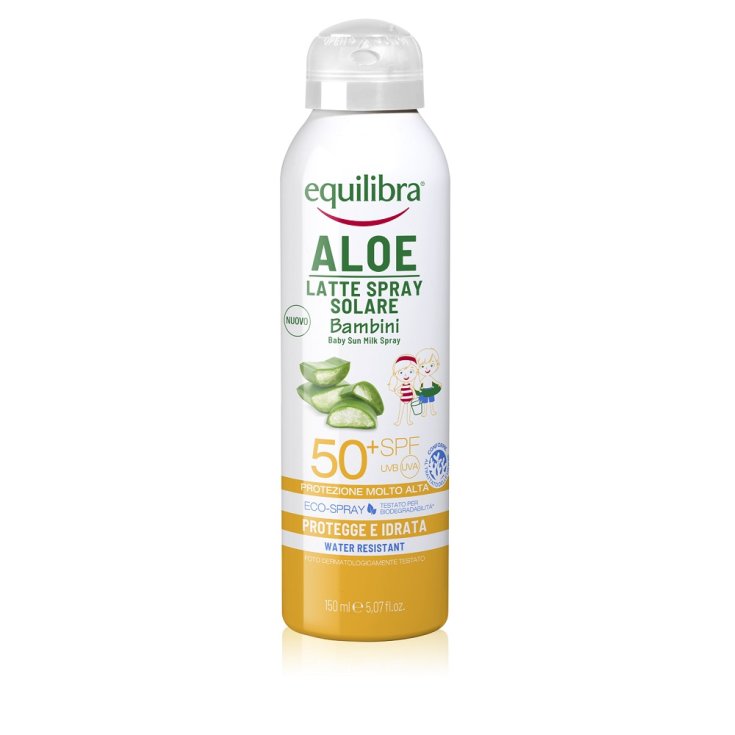 Aloe Latte Solare Spray SPF 50+ Bambini Equilibra® 150ml