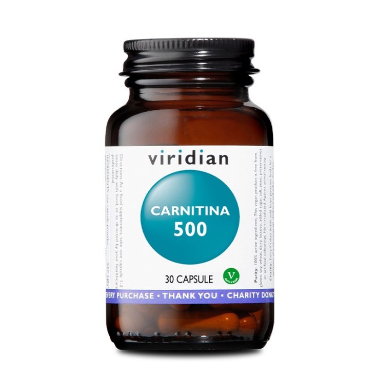 Carnitina 500 Viridian 30 Capsule