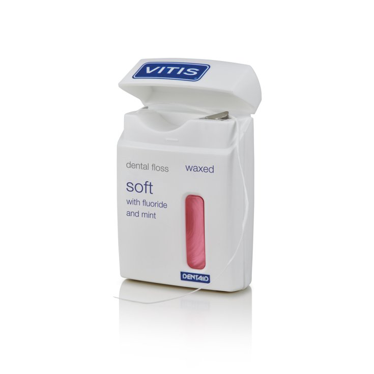 Vitis® dental floss Soft con cera fluoro e menta