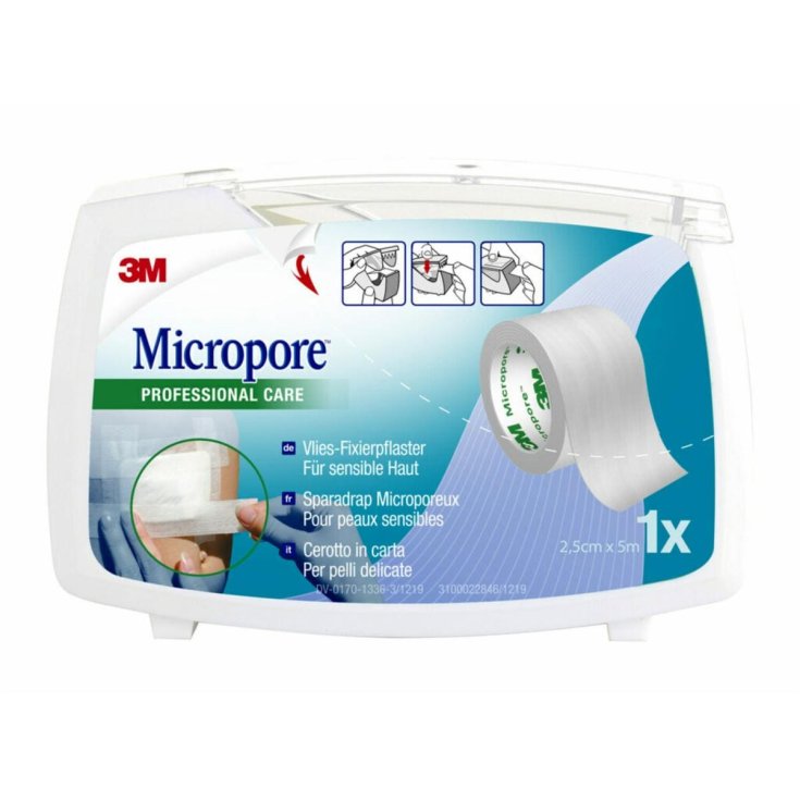 Micropore™ Cerotto In Carta Per Pelli Delicate 3M 1 Rocchetto