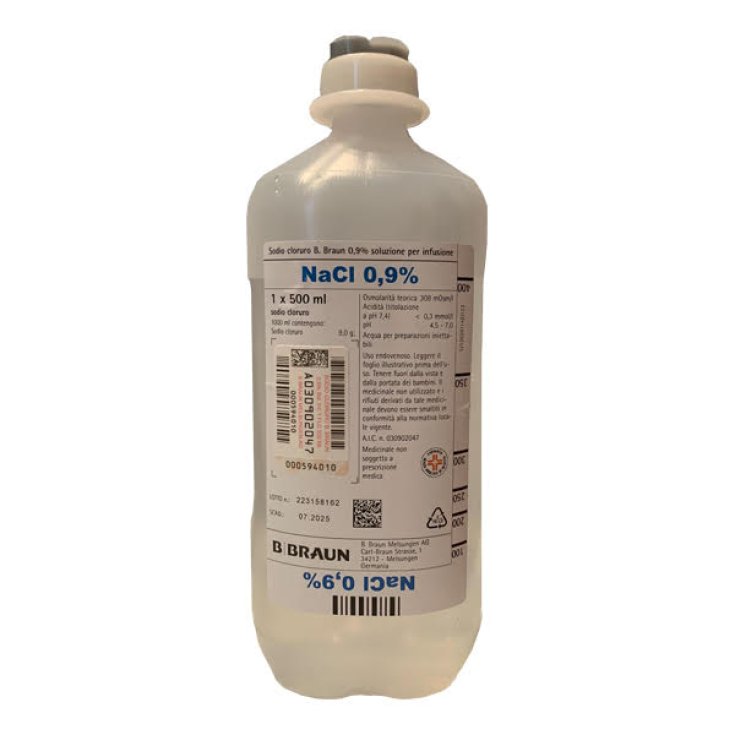 Sodio Cloruro Al 0,09% Soluzione Per Infusione B.Braun 1x500ml 