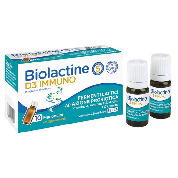 Biolactine D3 IMMUNO SELLA 10 Flaconcini